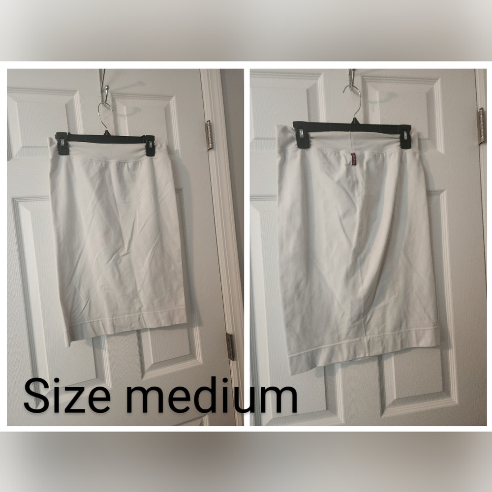 Medium White Hardtail Skirt